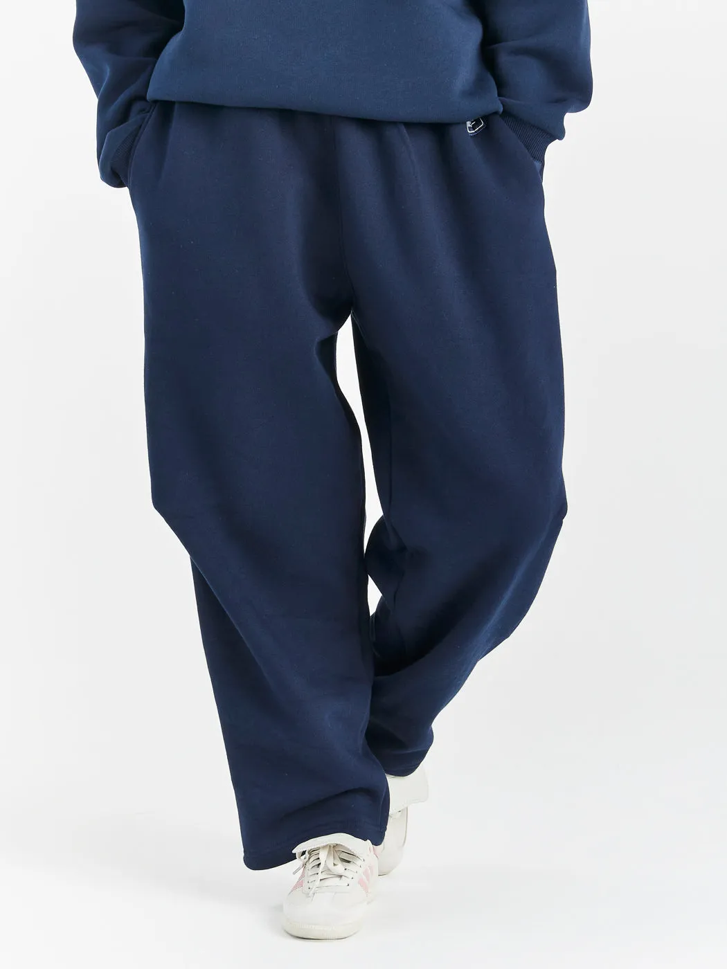 Aya Barrel Joggers Navy