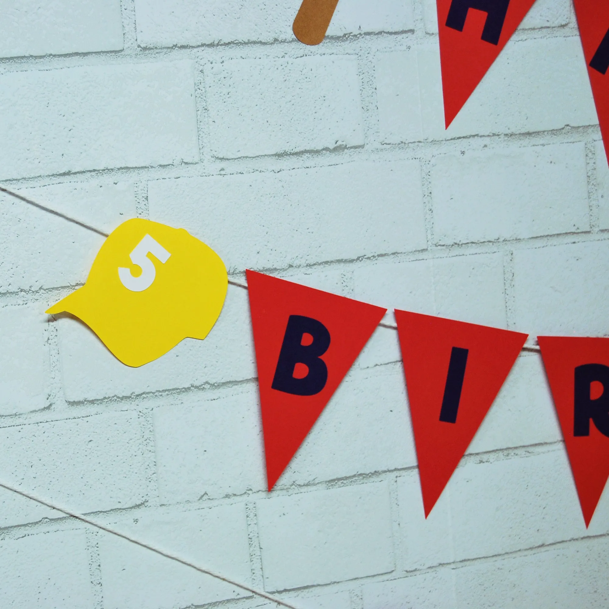 Baseball Birthday Banner