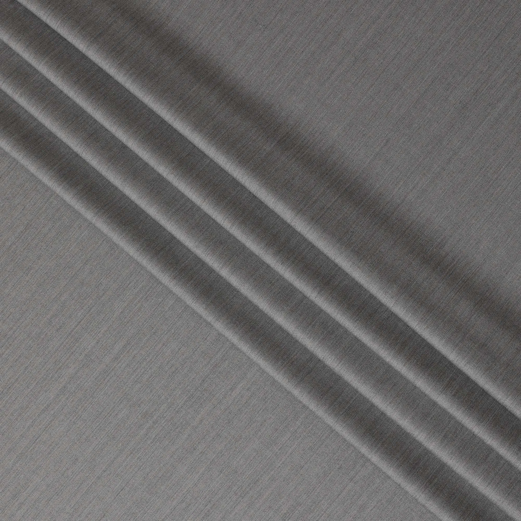 Elegant Silver Grey Super 120's Wool Fabric - British Tailoring, 150cm Wide - D18256