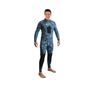 Mares Phantom 3 Steamer Camo Blue Spearfishing Wetsuit 3mm - Men