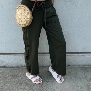 Ultimate KHAKI jogger palazzo's *NEW*